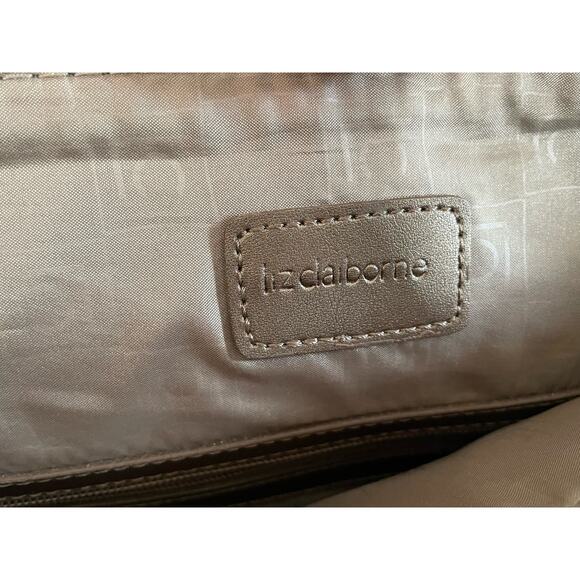 Vintage Liz Claiborne LC Signature Large Handbag Laptop BG - Picture 9 of 9